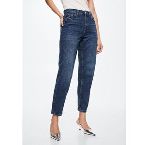 NWT Mango Blue Mom comfort high-rise jeans size 2 / XS